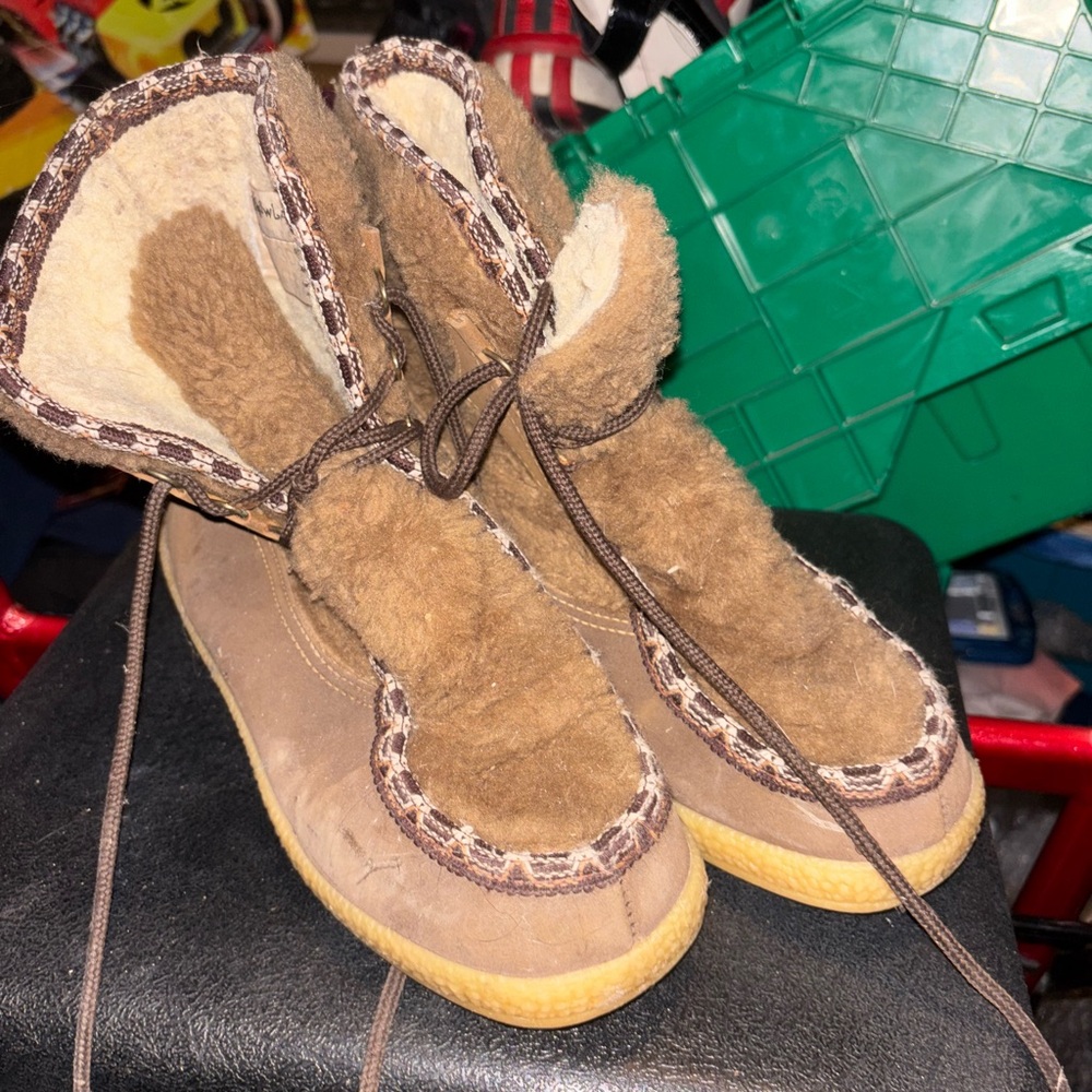 Snowland Cozy Brown Boots with Fur Lining